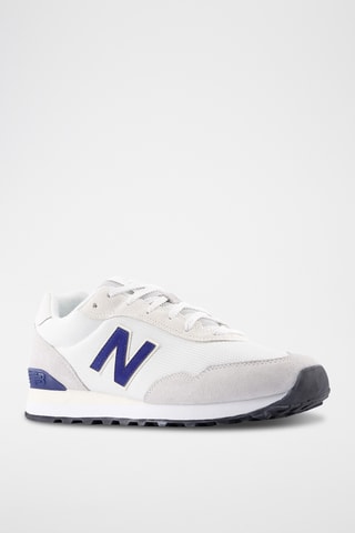 Chaussures de running en nubuck 515 - Blanc