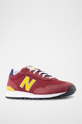 Chaussures de running en nubuck 515 - Bordeaux
