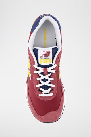 Chaussures de running en nubuck 515 - Bordeaux