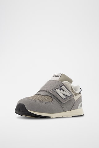 Baskets en cuir 574 - Gris