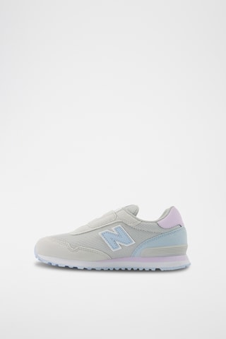 Baskets 515 - Gris clair et rose