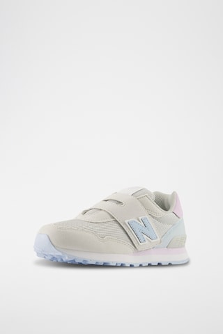 Baskets 515 - Gris clair et rose