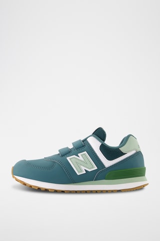 Baskets en cuir 574 - Vert