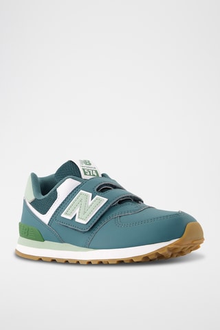 Baskets en cuir 574 - Vert