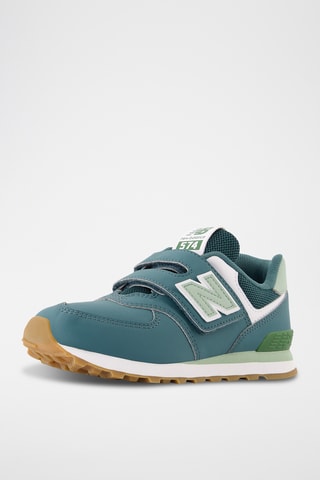 Baskets en cuir 574 - Vert