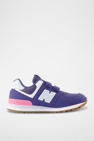 Baskets en cuir 574 - Violet