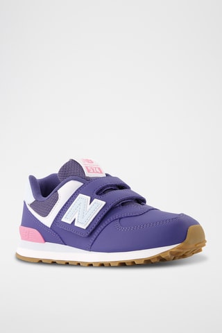 Baskets en cuir 574 - Violet