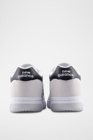 Baskets en cuir 480 - Blanc et noir