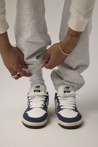 Baskets en cuir 480 - Bleu nuit