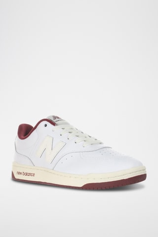 Basket en cuir 80 - Blanc