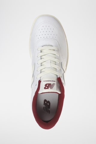 Basket en cuir 80 - Blanc