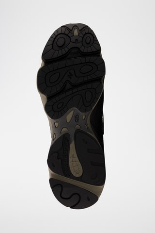 Sneakers en nubuck 1000 - Gris foncé et noir