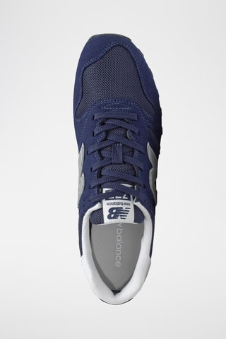 Sneakers en nubuck 373 - Bleu marine