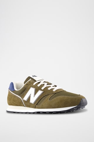 Sneakers en nubuck 373 - Kaki