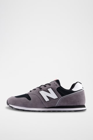 Sneakers en nubuck 373 - Gris clair