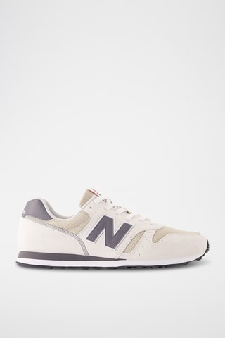 Sneakers en nubuck 373 - Ecru