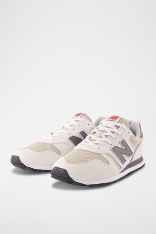 Sneakers en nubuck 373 - Ecru