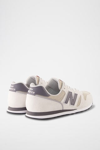 Sneakers en nubuck 373 - Ecru