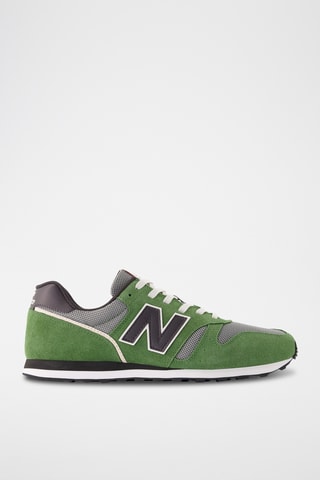 Sneakers en nubuck 373 - Vert clair