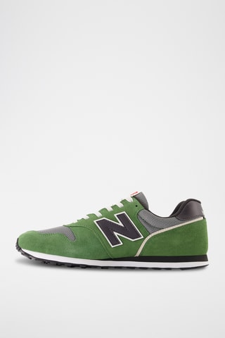 Sneakers en nubuck 373 - Vert clair