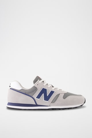 Sneakers en nubuck 373 - Gris clair