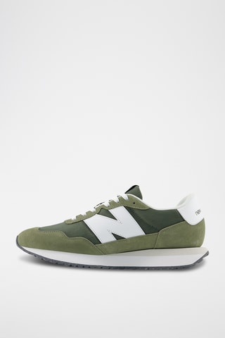 Baskets en cuir 237 - Kaki