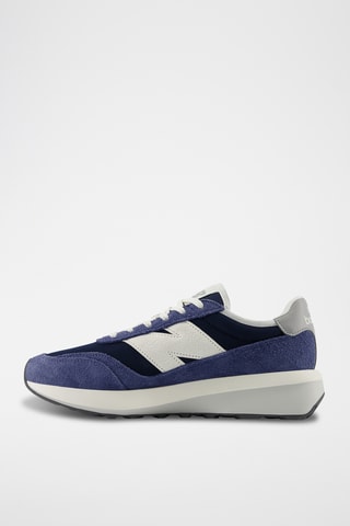 Baskets en nubuck 370 - Bleu marine