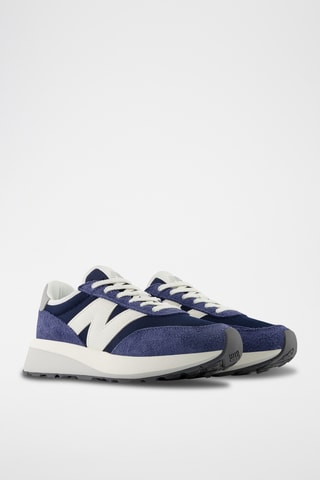 Baskets en nubuck 370 - Bleu marine