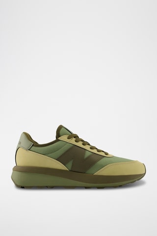 Baskets en nubuck 370 - Vert