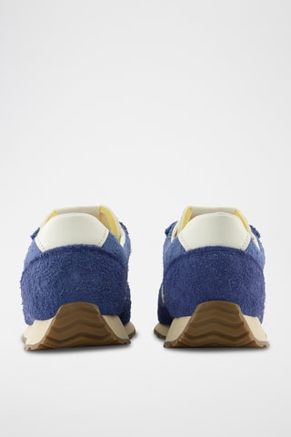 Baskets en nubuck 471 - Bleu marine