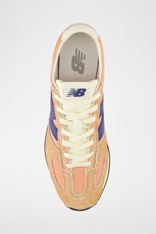 Baskets en nubuck 471 - Saumon