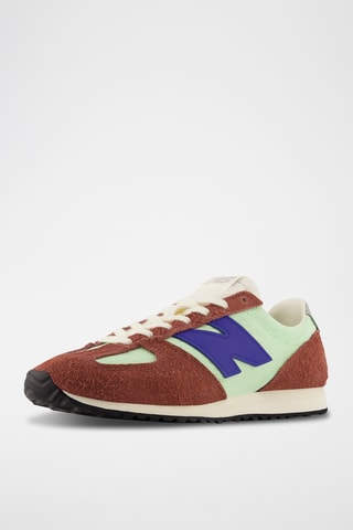 Baskets en nubuck 471 - Vert