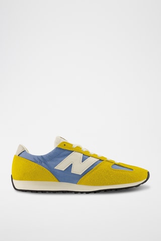 Baskets en nubuck 471 - Moutarde