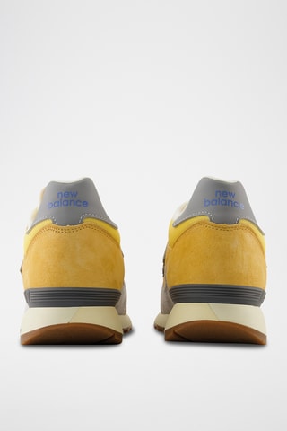 Sneakers en nubuck 475 - Moutarde