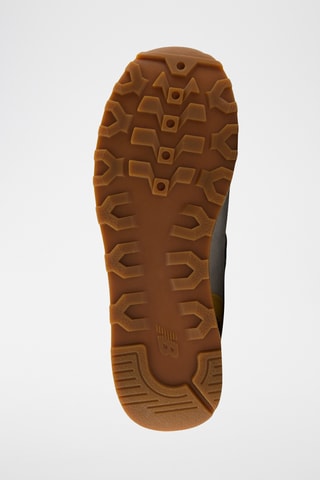 Sneakers en nubuck 475 - Moutarde