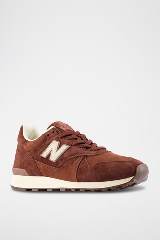Sneakers en nubuck 475 - Marron