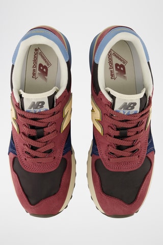 Sneakers en nubuck 475 - Bordeaux