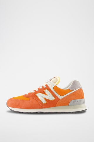 Baskets en nubuck 574 - Orange