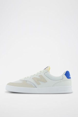 Sneakers en nubuck 300 court Blanc et bleu