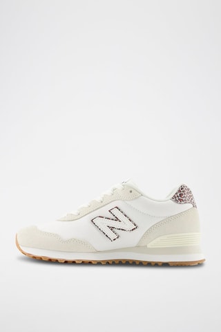 Sneakers en nubuck 515 - Blanc et écru