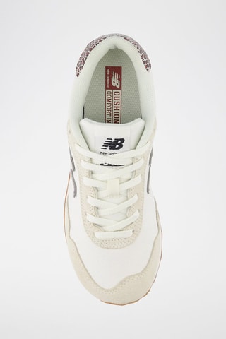 Sneakers en nubuck 515 - Blanc et écru