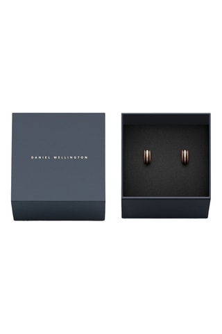 Créoles - Doré rose et noir