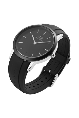 Montre à quartz en silicone Iconic Motion- 44 mm - Noir