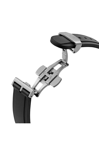 Montre à quartz en silicone Iconic Motion- 44 mm - Noir