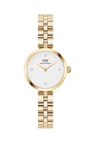 Montre à quartz en acier - Doré et blanc