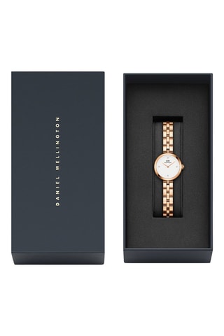 Montre à quartz en acier - Doré rose et blanc