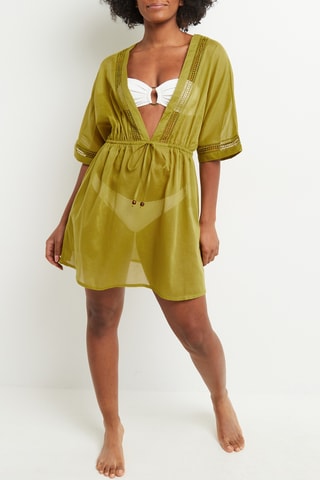 Túnica de playa Maud - Verde oliva