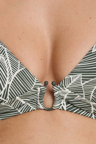 Sujetador de bikini con relleno Naja - Verde oscuro