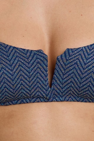 Sujetador de bikini Ninon - Azul