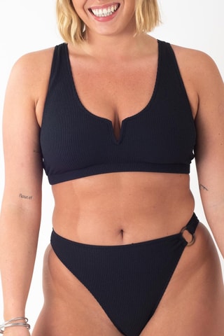 Sujetador de bikini Galon - Negro